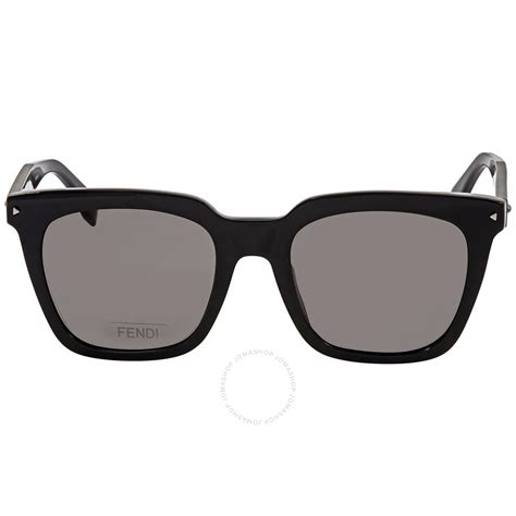 Fendi Sun Fun Grey Square Men's Sunglasses FF0216FS8077053